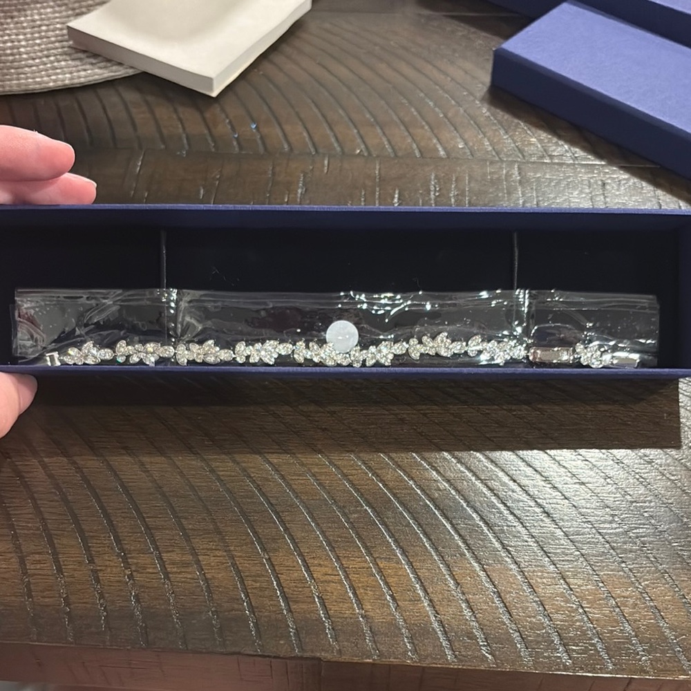 Swarovski Diapason Bracelet Mixed Cuts White Rhodium Plated